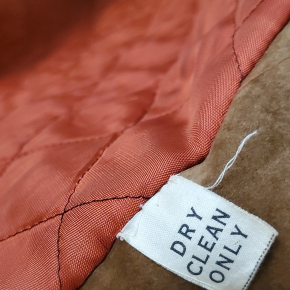 Foxy Brown vintage ultra suede padded lining faux fur collar coat - Picture 11 of 13